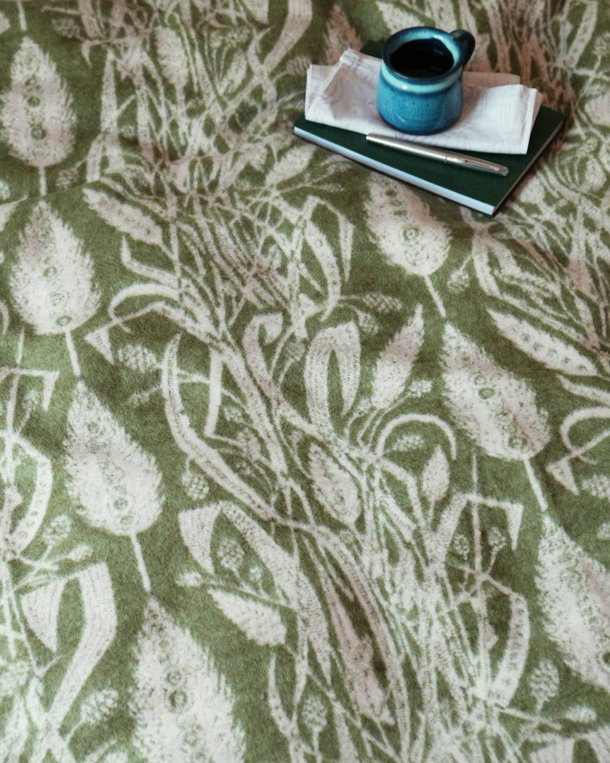 Field's Edge Blanket in Green