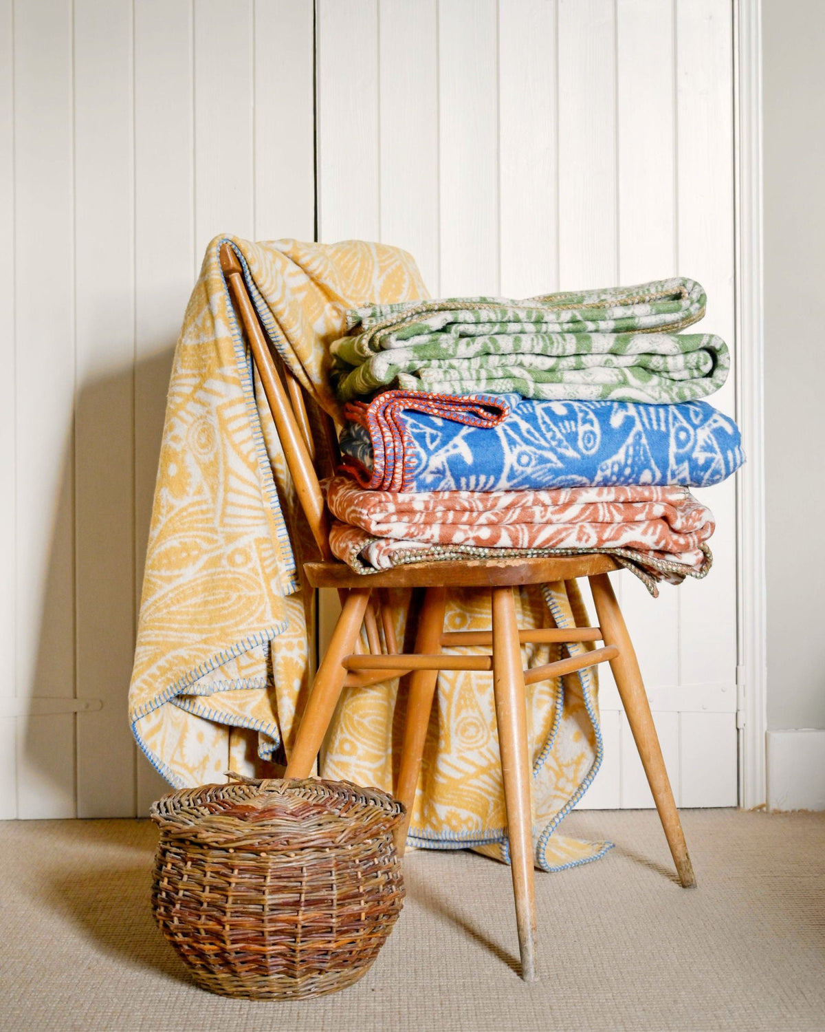 Meadow Grass Blanket in Yellow