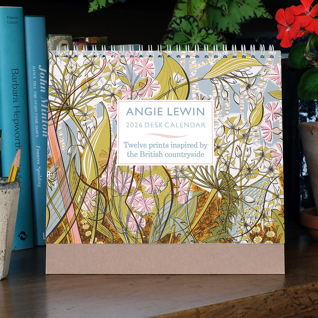 2026 Desk Calendar - Angie Lewin - printmaker and painter