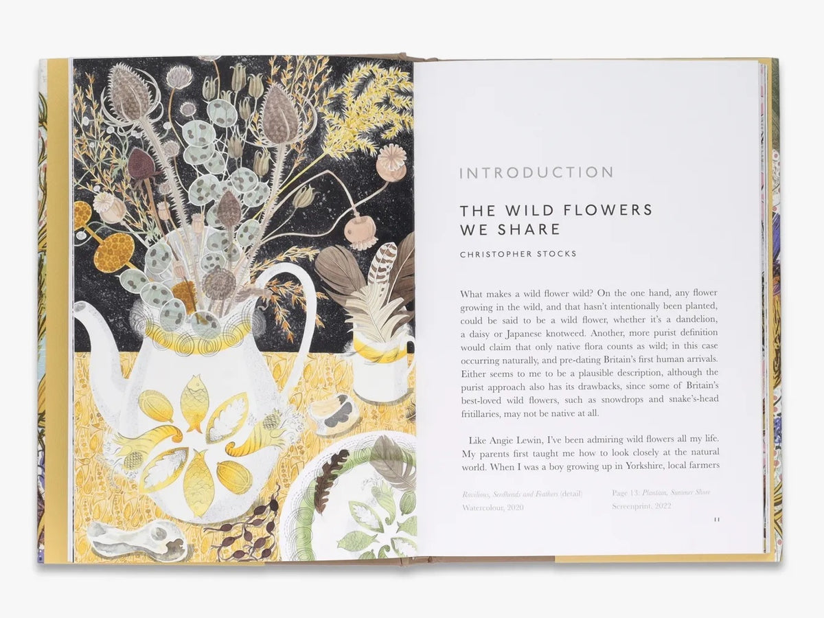 The Book of Wild Flowers - Angie Lewin - printmaker and painter