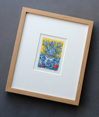 Sea Holly - framed