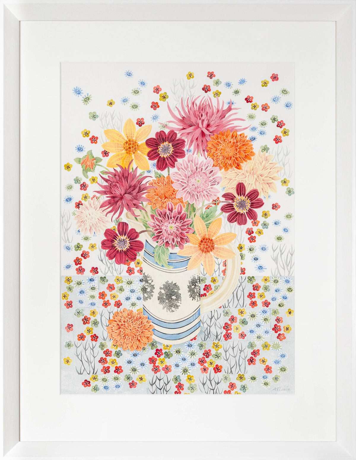 Dahlias in Terry's New Jug