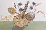 Denise Hoyle Jug with Teasel - Angie Lewin - printmaker and painter