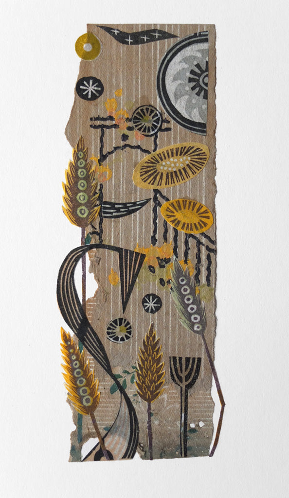 Derelict Croft VI - Angie Lewin - printmaker and painter