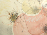 Pink Cup with Seedheads - Angie Lewin - printmaker and painter