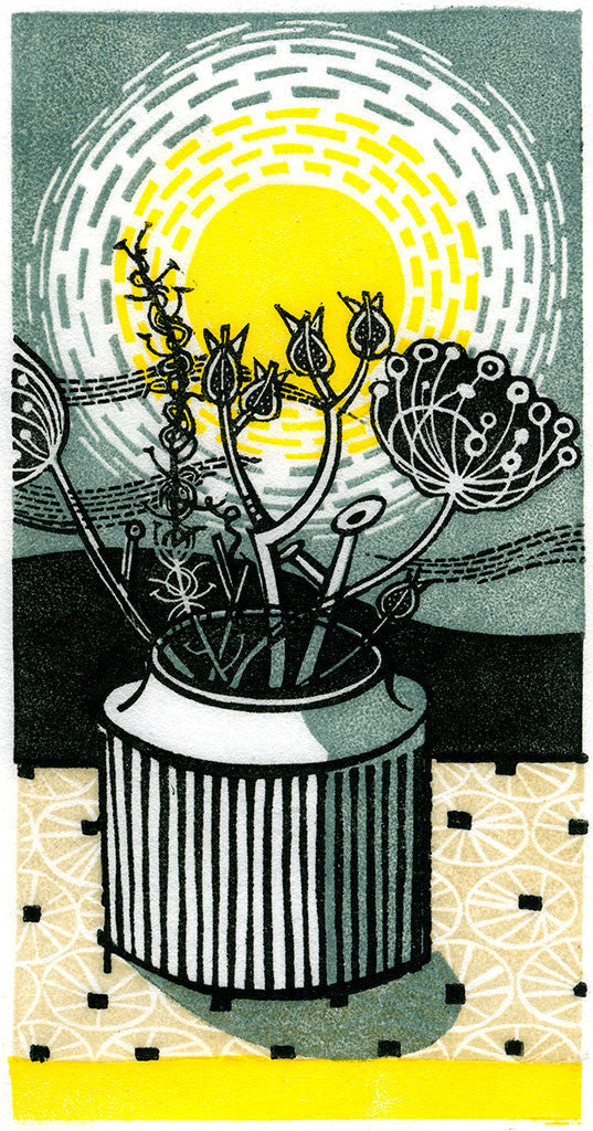 Rinour, wood engraving by Angie Lewin