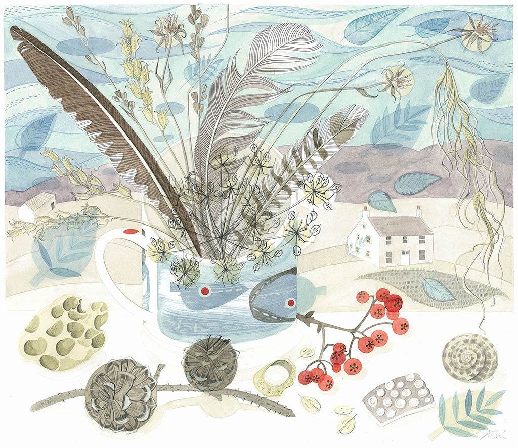 Rowan & Larch, Glenarder - Angie Lewin - printmaker and painter