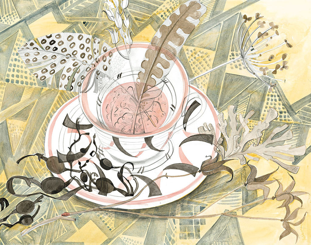 The Sutherland Cup - Angie Lewin - printmaker and painter