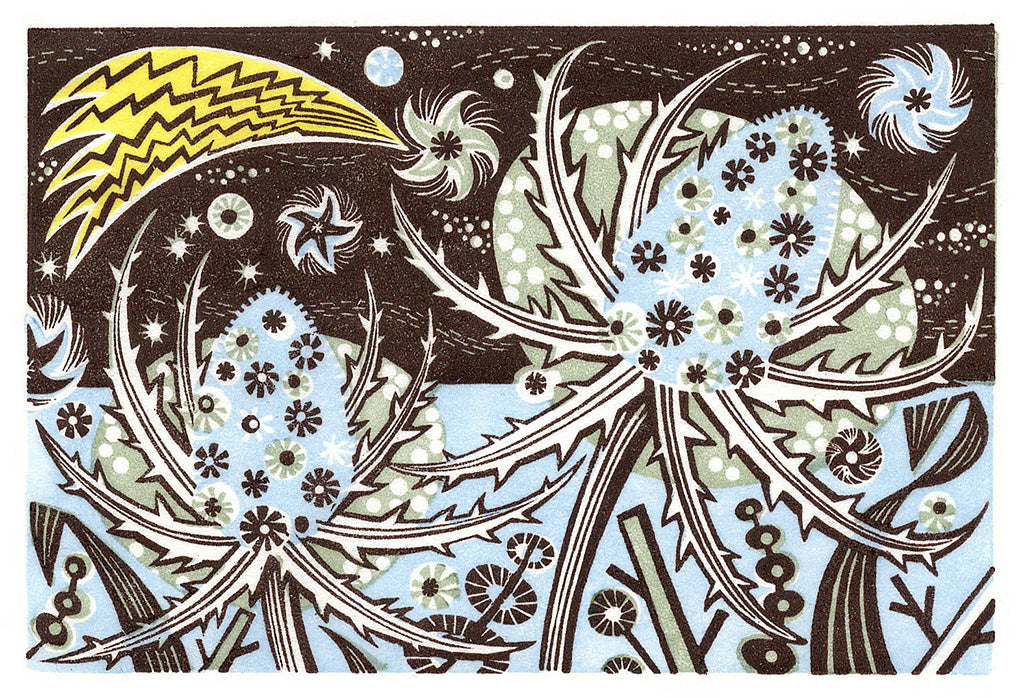 First Frost - Angie Lewin - printmaker and painter