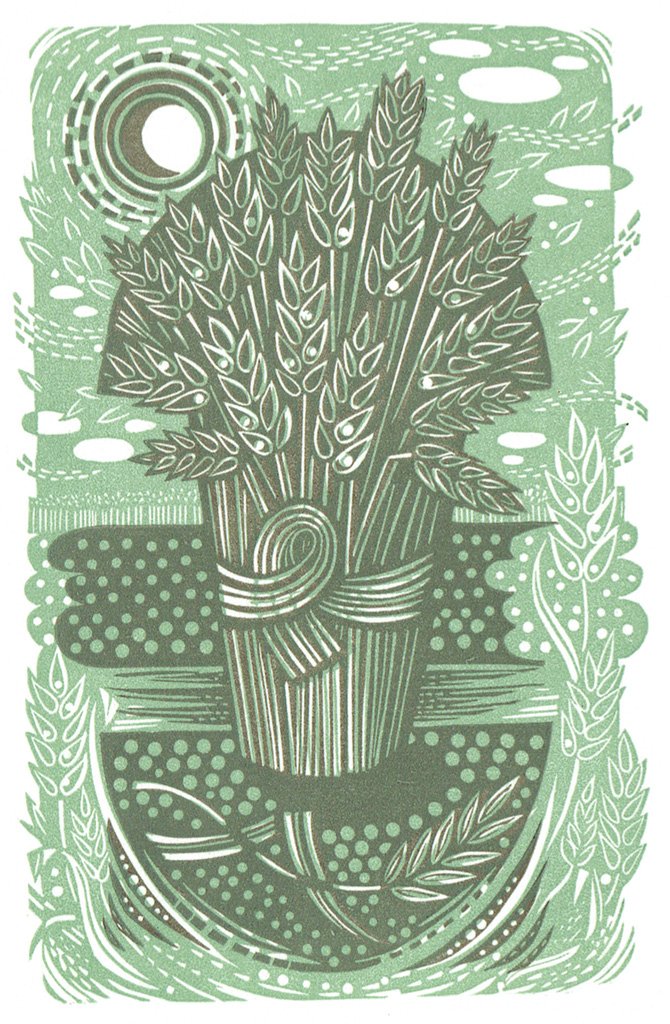 Harvest - Angie Lewin - printmaker and painter