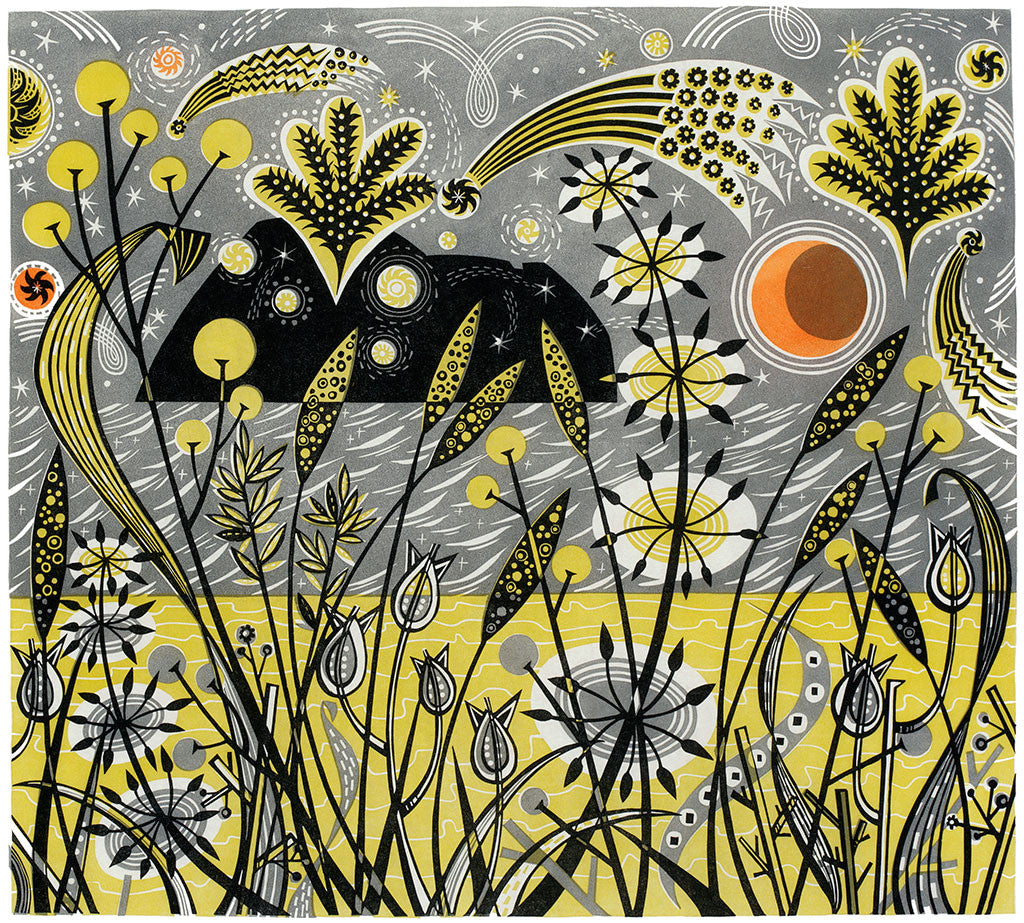 Island Celebration - Angie Lewin - printmaker and painter