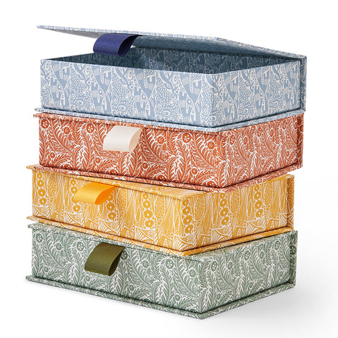 Patterned Paper Boxes