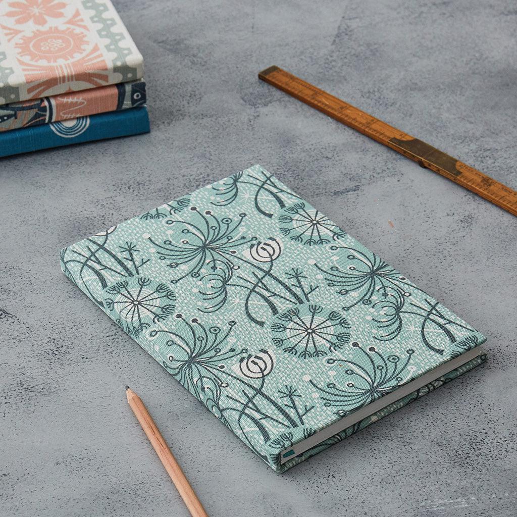 Fabric covered notebooks - Angie Lewin - printmaker and painter