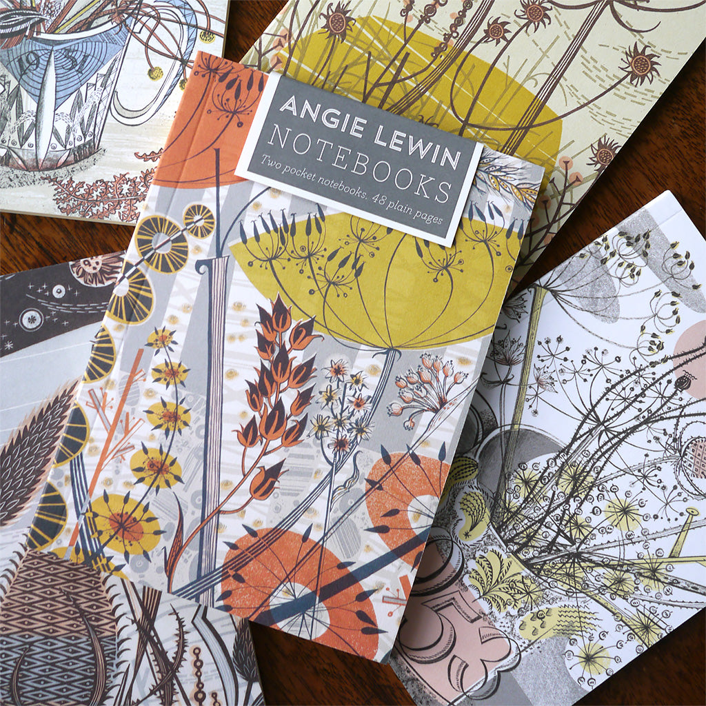 Pocket notebooks - Angie Lewin - printmaker and painter