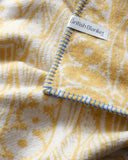 Angie Lewin Blanket: Meadow Grass in Yellow