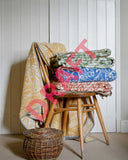 Angie Lewin Blanket: Forest Floor in Rust