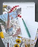 2026 Desk Calendar - Angie Lewin - printmaker and painter