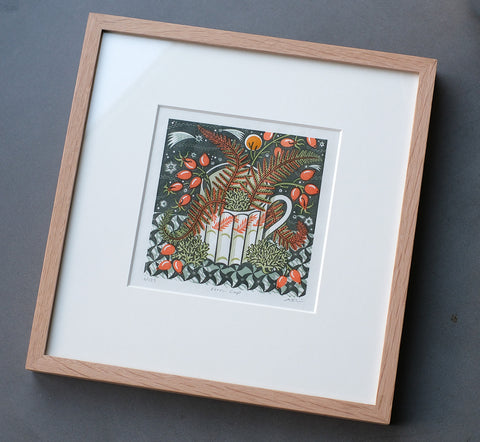 Fern Cup - framed