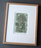 Harvest - framed - 33/85 - Angie Lewin - printmaker and painter