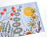 Spey Snow - Angie Lewin - printmaker and painter