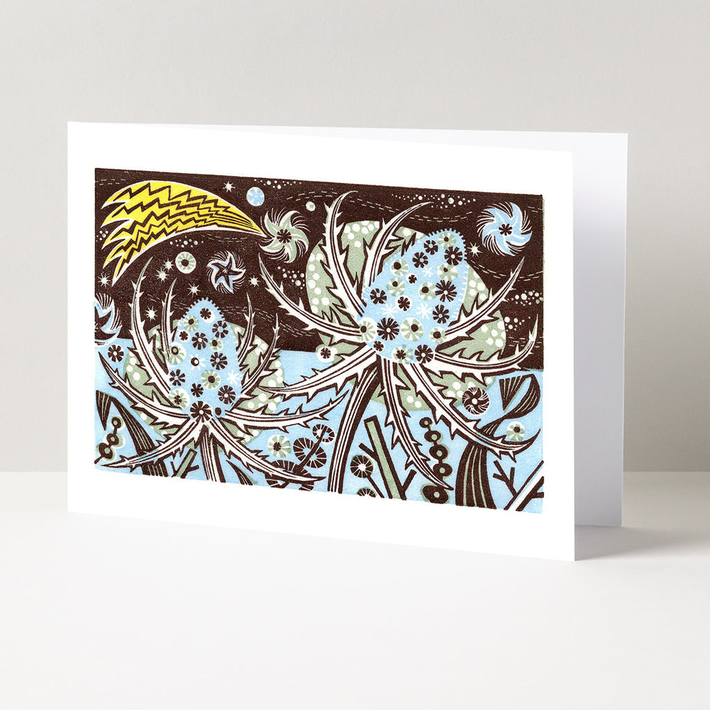 First Frost Christmas Card - Angie Lewin - printmaker and painter