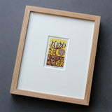 Pale Day II - framed - Angie Lewin - printmaker and painter