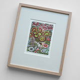 Pelargonium - framed - 7/125