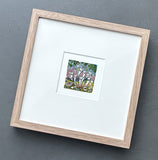 Rockpool II - framed - Angie Lewin - printmaker and painter