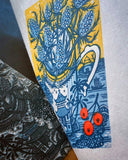 Sea Holly - Angie Lewin - printmaker and painter