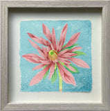 Burnt Orange Dahlia - Angie Lewin - printmaker and painter