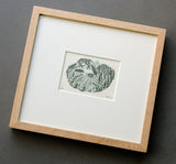 Stopping By Woods - framed - Angie Lewin - printmaker and painter