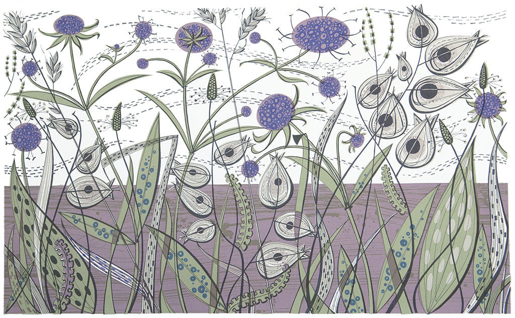 By Green Bank - Angie Lewin - printmaker and painter