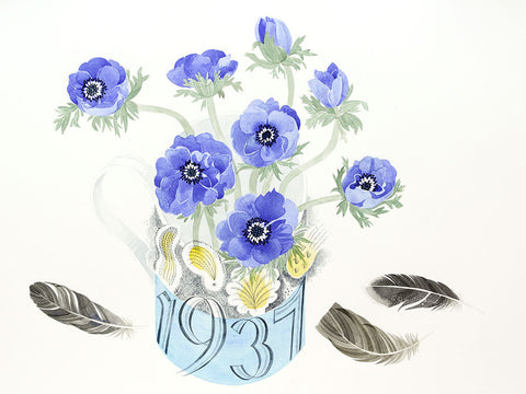 Coronation Mug with Anemones