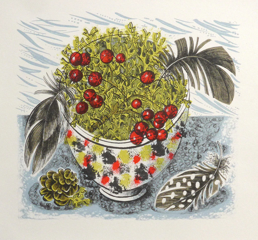 Cromarty Bowl - Angie Lewin - printmaker and painter