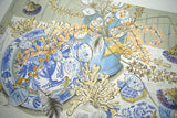 Honesty Blue - Angie Lewin - printmaker and painter