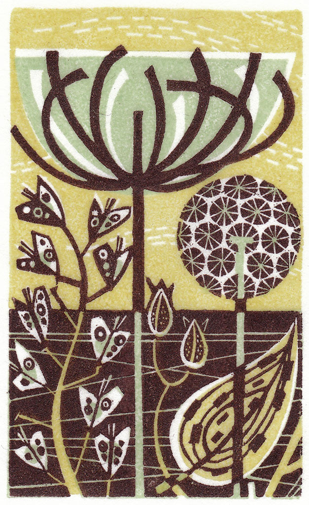 Pale Day, wood engraving by Angie Lewin