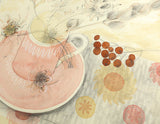 Pink Cup with Seedheads - Angie Lewin - printmaker and painter