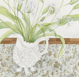 Ramsons with Thistle Pot - Angie Lewin - printmaker and painter
