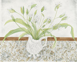 Ramsons with Thistle Pot - Angie Lewin - printmaker and painter