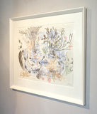 The Blue Platter - Angie Lewin - printmaker and painter
