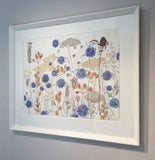 Wild Garden, Seedheads - Angie Lewin - printmaker and painter
