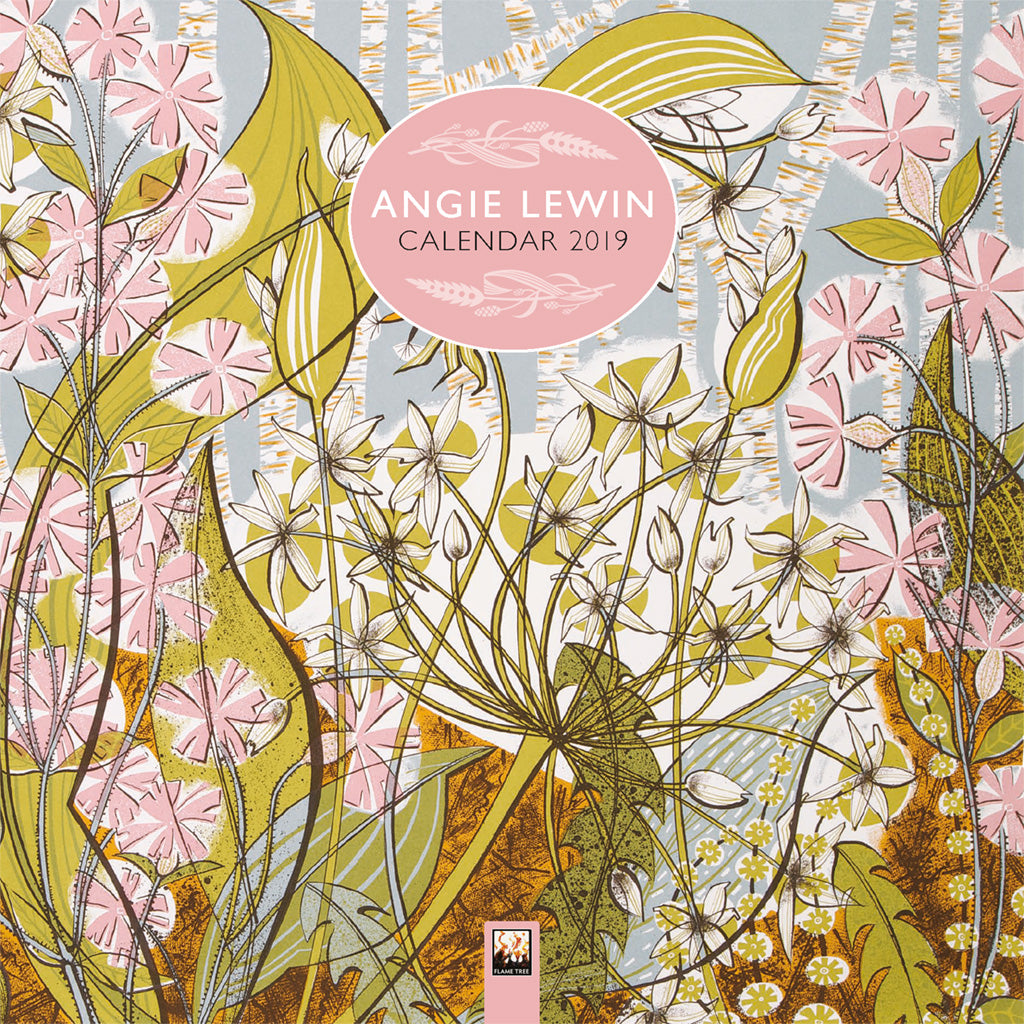 2019 Calendar - Angie Lewin - printmaker and painter