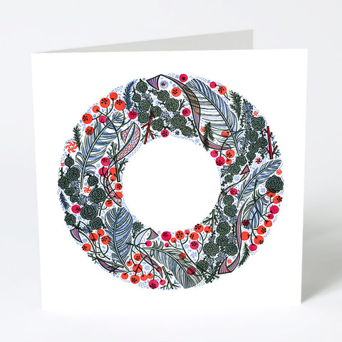 Larch and Berry Christmas Card
