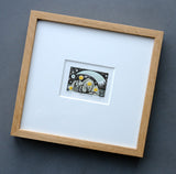 Night Thrift - framed - Angie Lewin - printmaker and painter