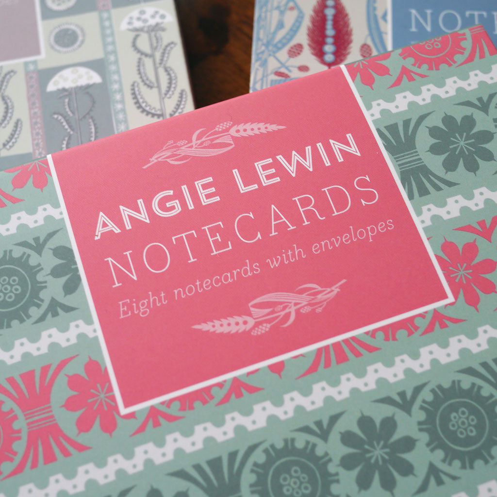 Stellar notecards - Angie Lewin - printmaker and painter