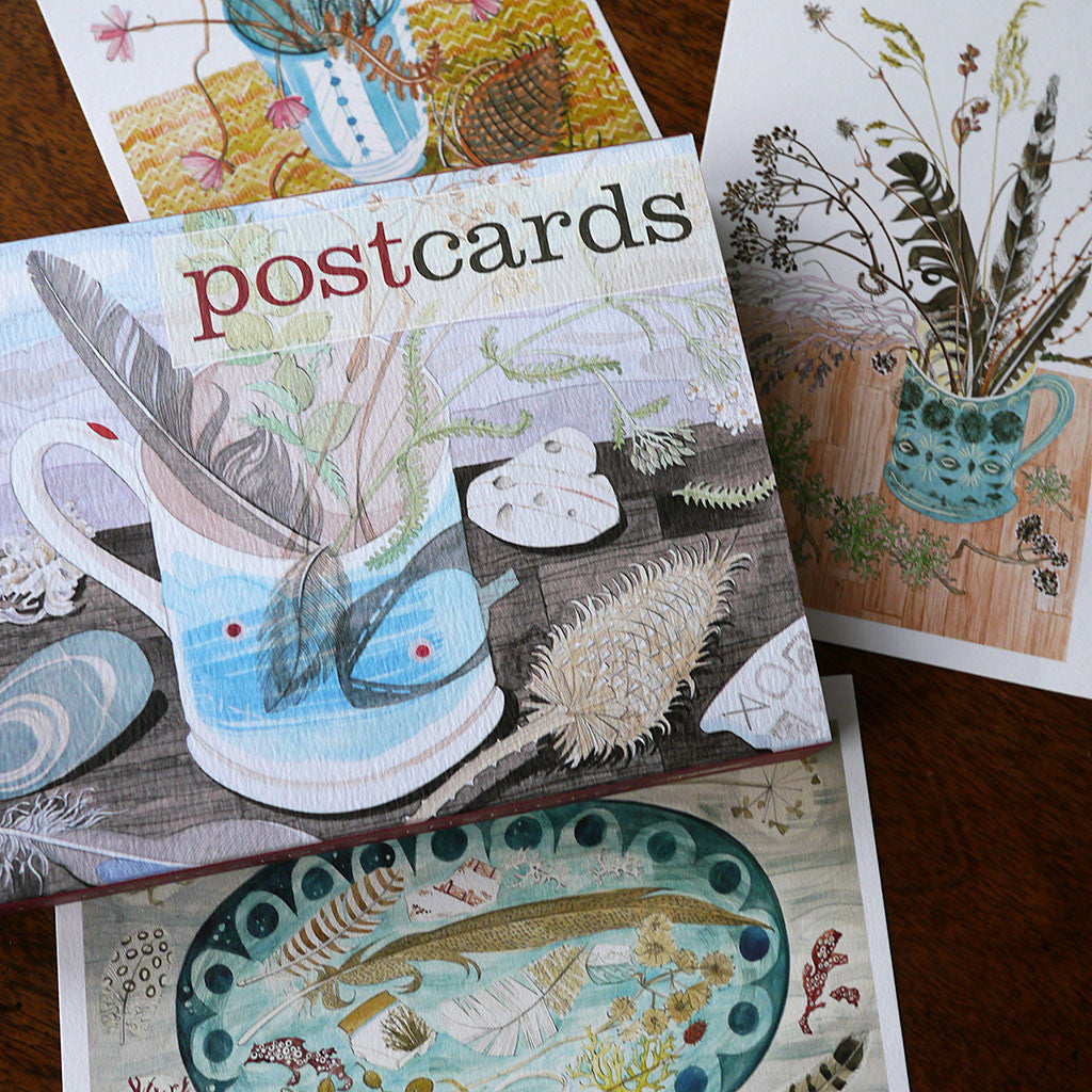 Watercolour postcards - Angie Lewin - printmaker and painter