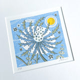 Sea Holly Blue - shipping mid-late July - Angie Lewin - printmaker and painter