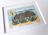 Sea Plantain - Angie Lewin - printmaker and painter