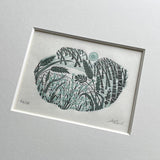 Stopping By Woods - Angie Lewin - printmaker and painter
