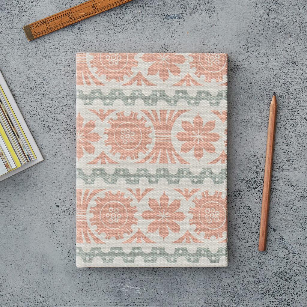 Fabric covered notebooks - Angie Lewin - printmaker and painter